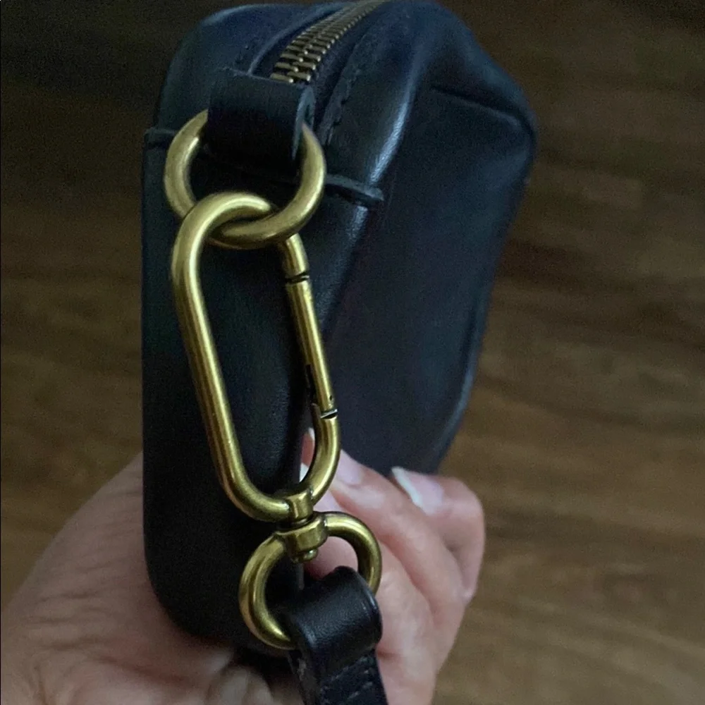 MADEWELL Classic Black Cow Smooth Soft Leather Crossbody Bag
